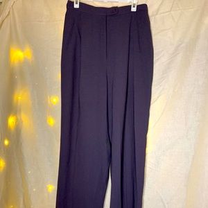 VINTAGE high waisted purple pants! wide leg fit.